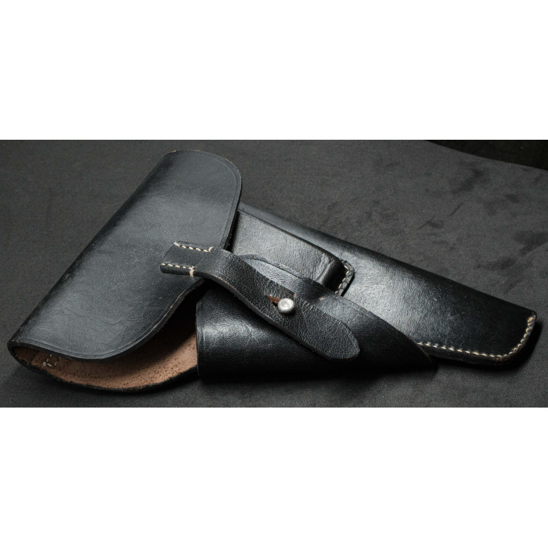 Walther P38 Holster – Soft Shell Black Leather