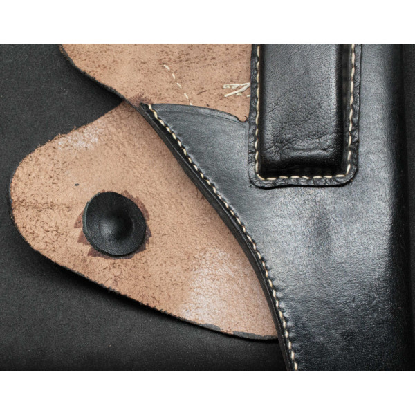 Fondina P38 Walther – Soft Shell in pelle nera