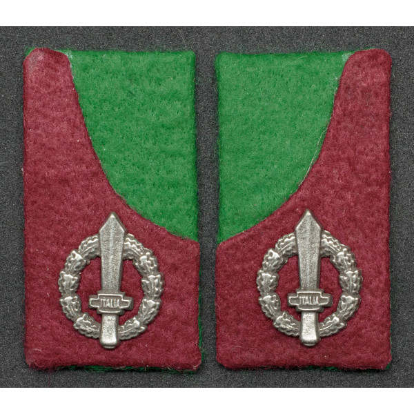 Collar tabs for Alpini Medical Units of the Italian Social Republic (RSI)