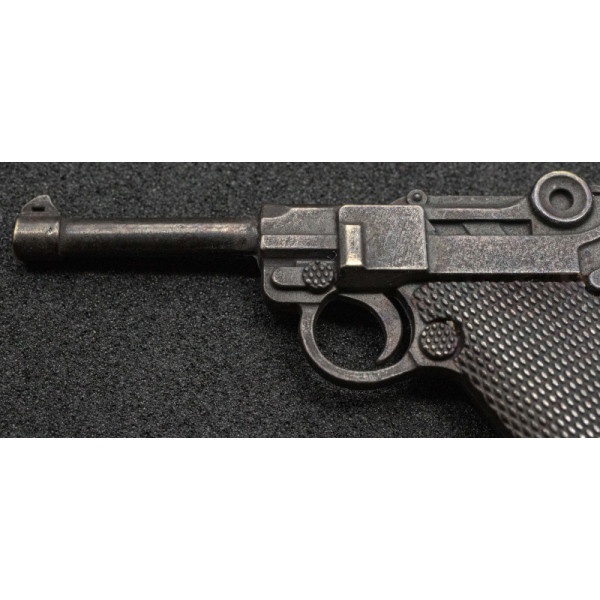 Luger P08 Schlüsselanhänger (Schwarze Griffschalen)