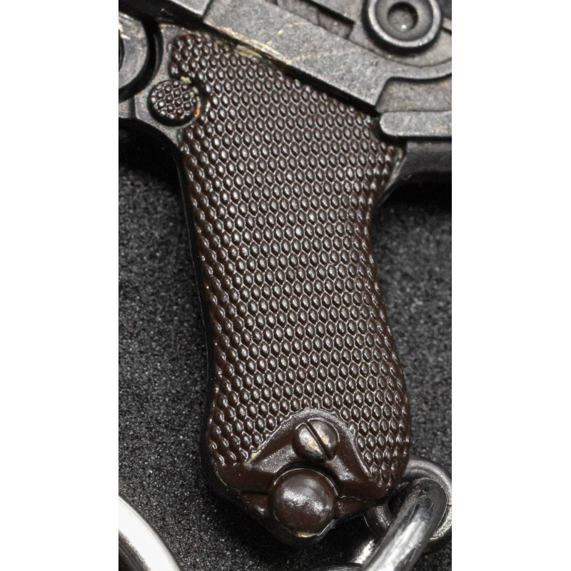 Portachiavi Luger P08 (Guancette Marroni)