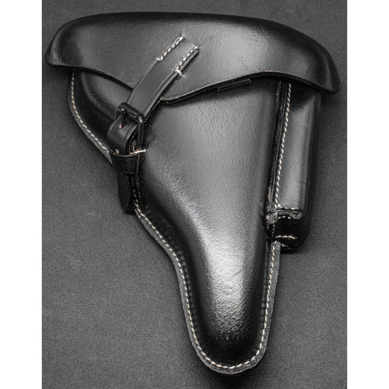 Fondina Luger P08 – Hard Shell in pelle nera