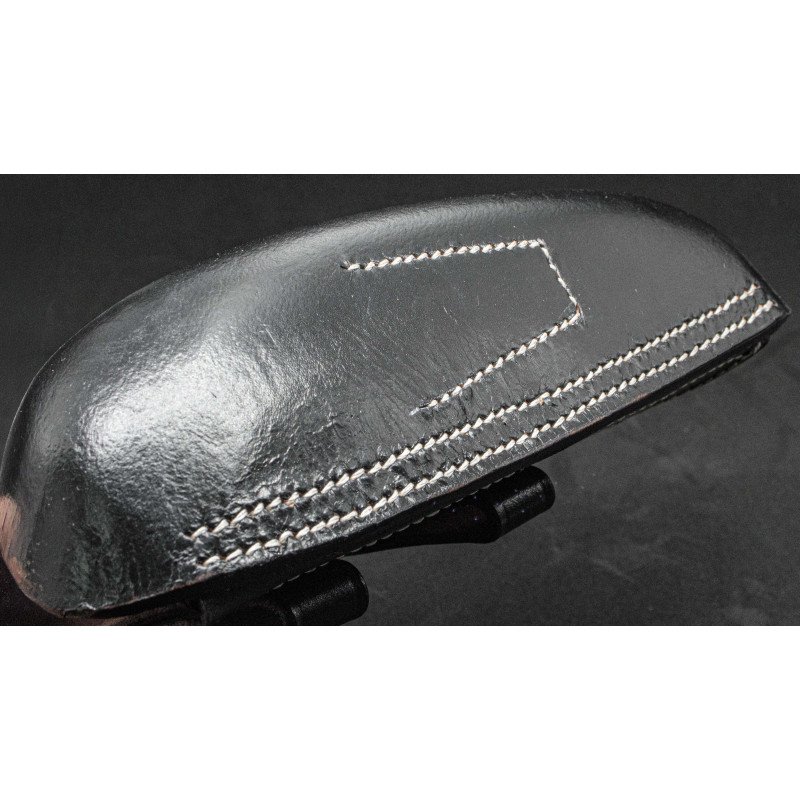 Fondina Luger P08 – Hard Shell in pelle nera