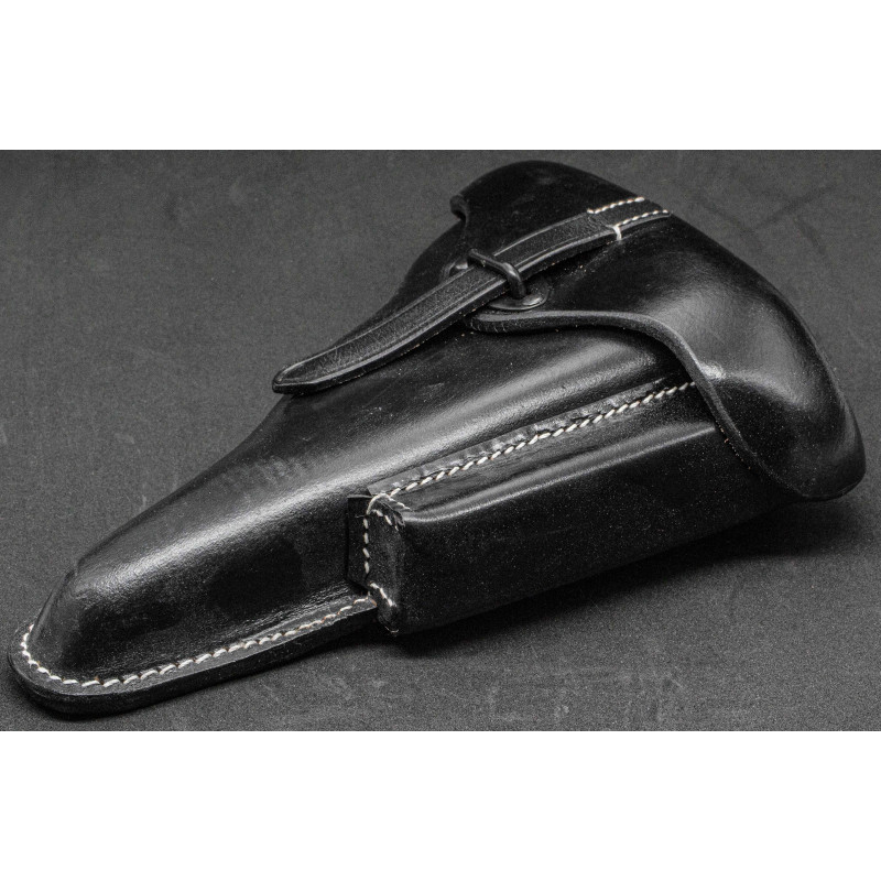 Fondina Walther P38 – Hard Shell in pelle nera