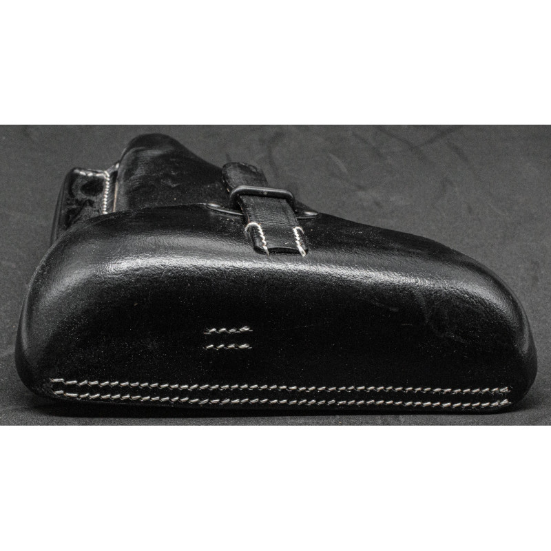 Walther P38 Pistolenholster – Hard Shell, schwarzes Leder