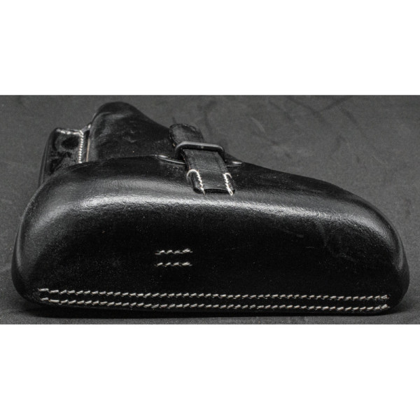 Walther P38 Pistolenholster – Hard Shell, schwarzes Leder