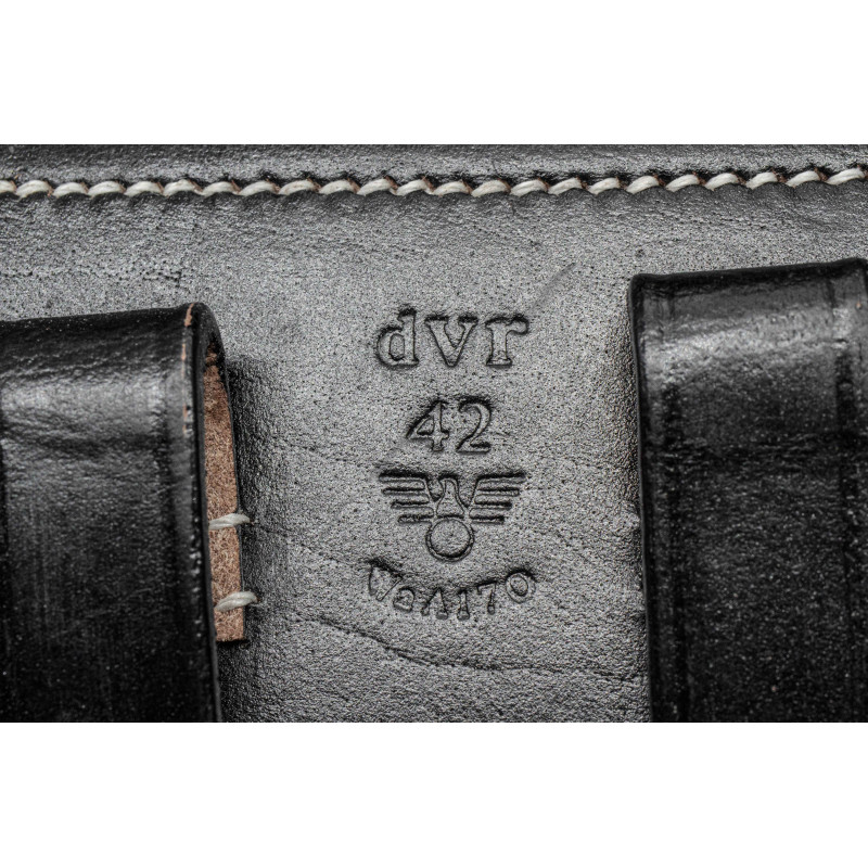 Walther P38 Holster – Hard Shell Black Leather