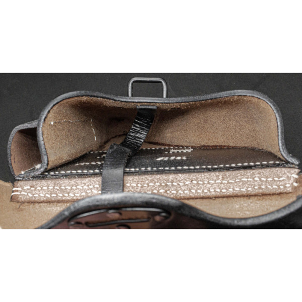 Fondina Walther P38 – Hard Shell in pelle nera