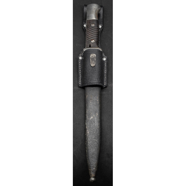 Black Leather Bayonet Frog for K98 2