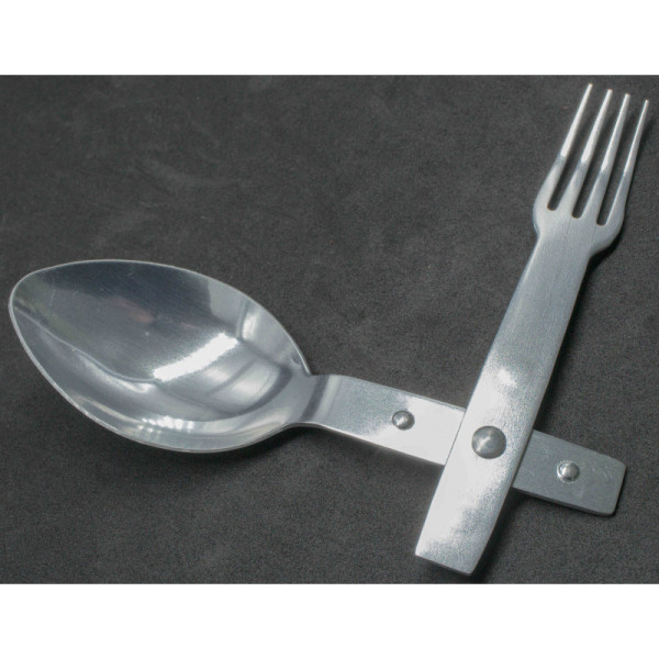 Klappbares Essbesteck (Löffel + Gabel)