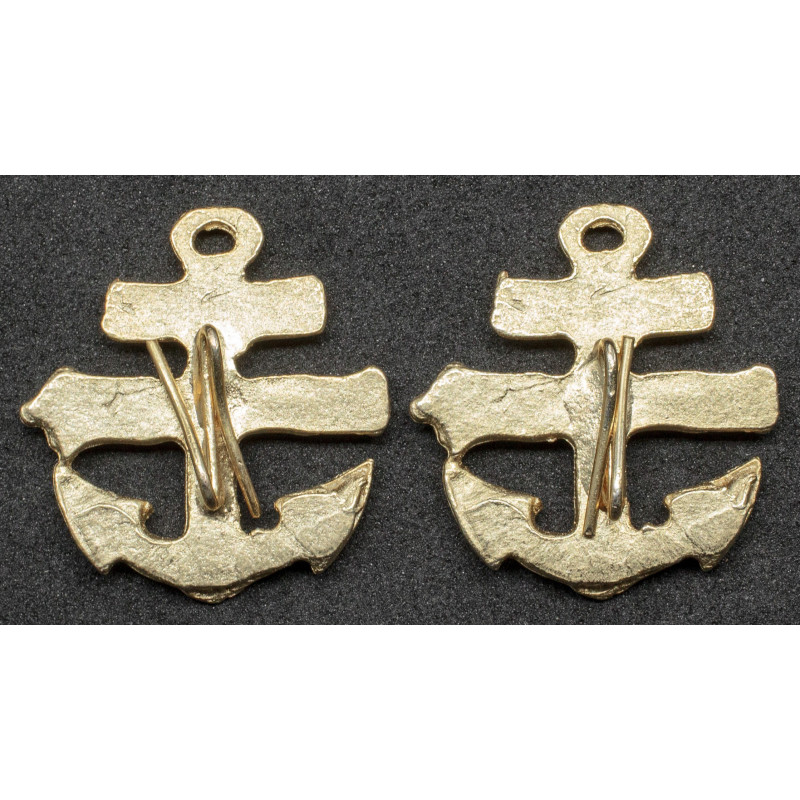 Shoulder Straps Badge  - Kriegsmarine Artillery Mechanic
