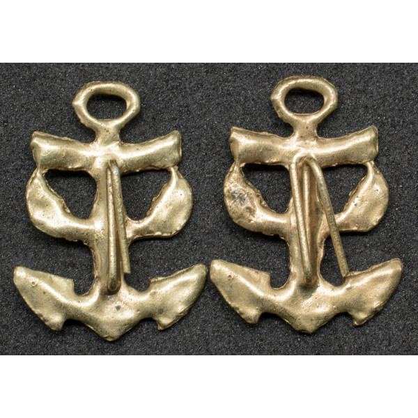 Fregio per Mostrine - Artiglieria Costiera della Kriegsmarine 2