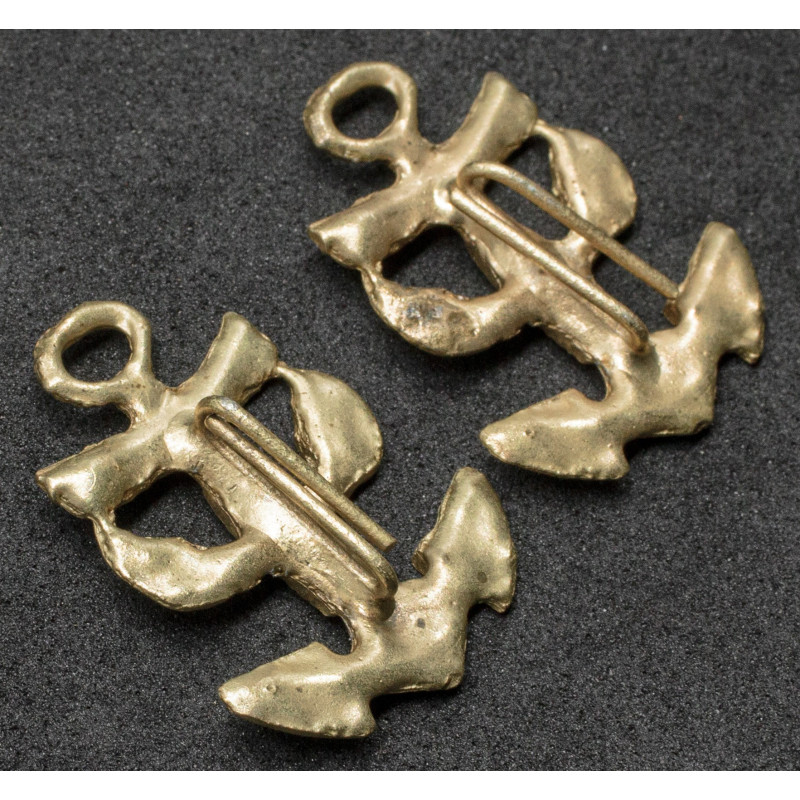 Fregio per Mostrine - Artiglieria Costiera della Kriegsmarine