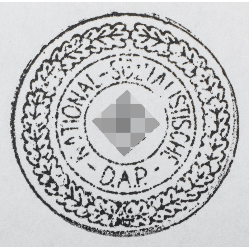 Stamp - National-Sozialistische D.A.P.