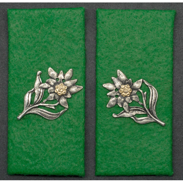 Collar Tabs of the "Landesschützen" Mountain Troops