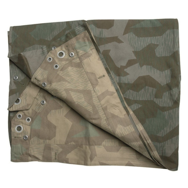 Zeltbahn reversibile tedesco WWII Splinter Camo 2