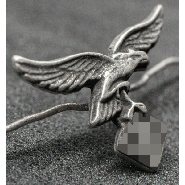 Bandabzeichen - Adler für Dienstauszeichnungen der Luftwaffe (Silber)