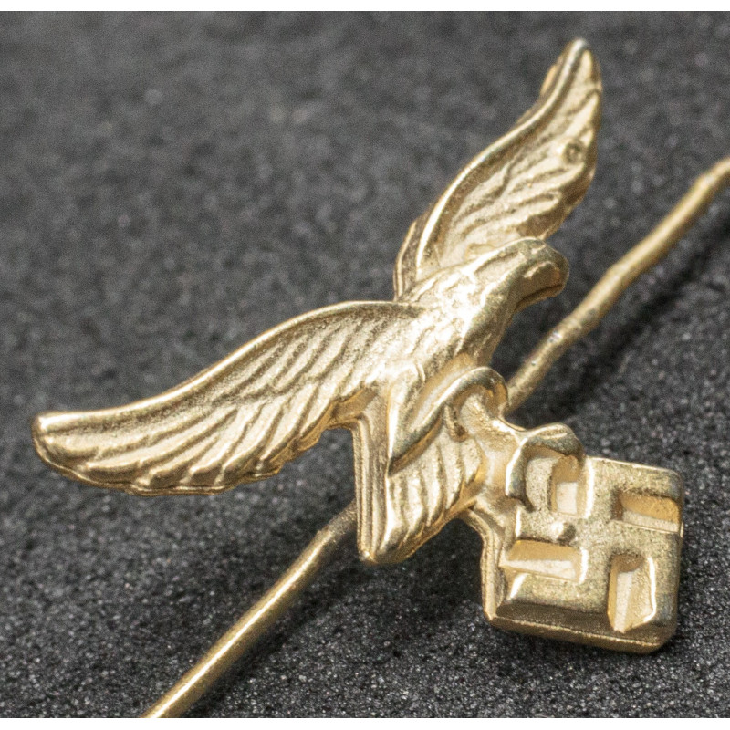 Bandabzeichen - Adler für Dienstauszeichnungen der Luftwaffe (Gold)