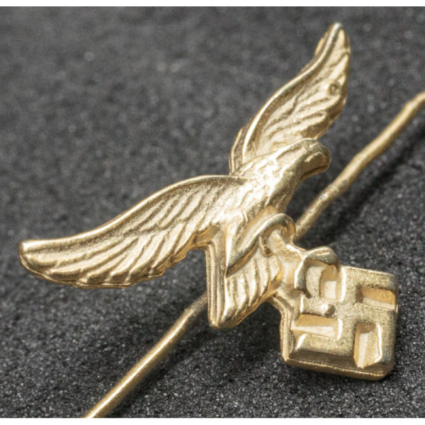 Aquiletta da Nastro per Medaglie di Lungo Servizio nella Luftwaffe (Oro)