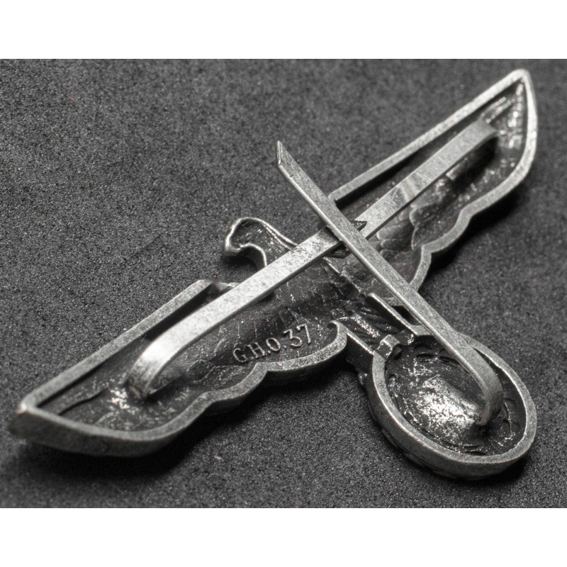 Aquila da Schirmmütze della Heer - G.H.O. 37 (Argento)