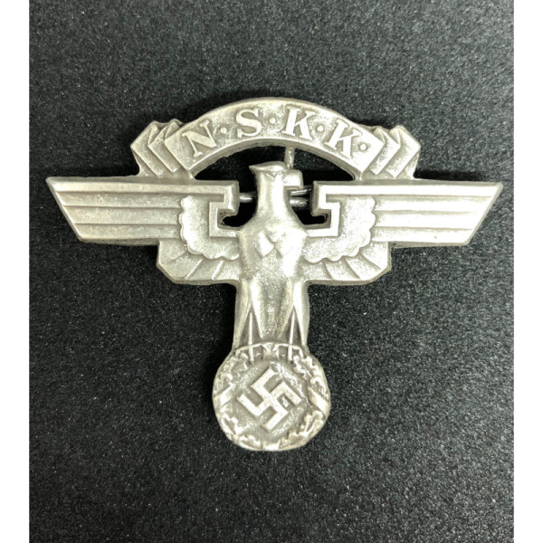 N.S.K.K. Mützenabzeichen (Silber)