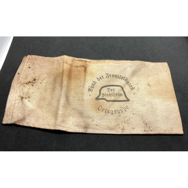 Fascia Da Braccio - Bund der Frontsoldaten, Ortsgruppe, Der Stahlhelm