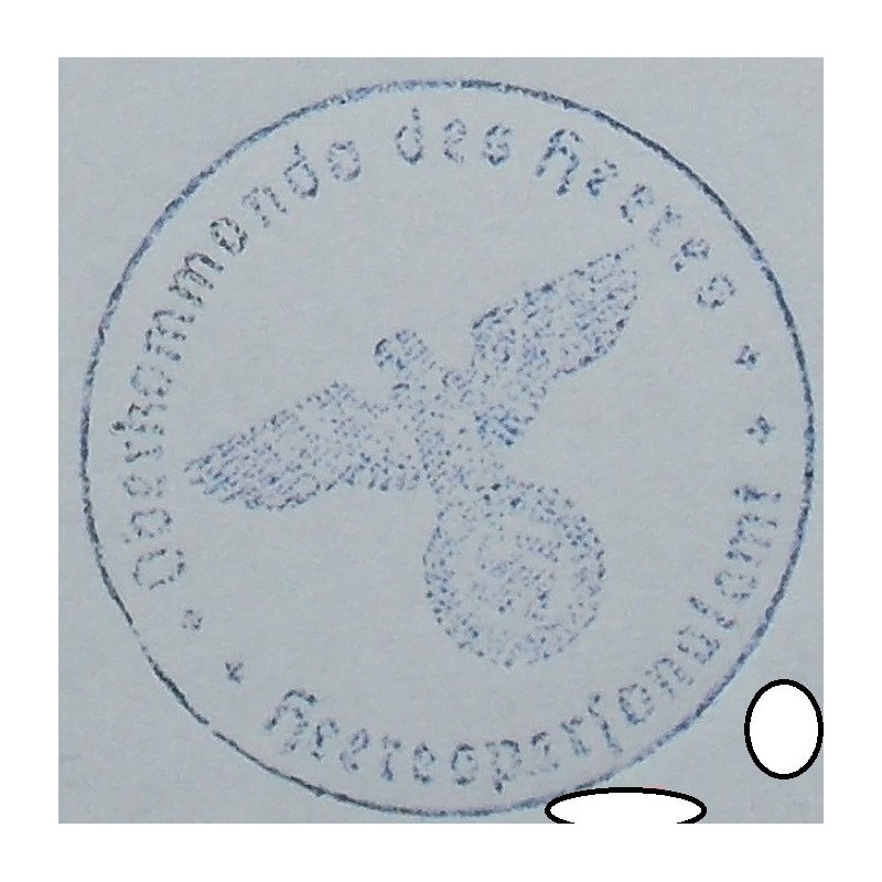 Stempel - Oberkommando Des Heeres, Heerespersonalamt