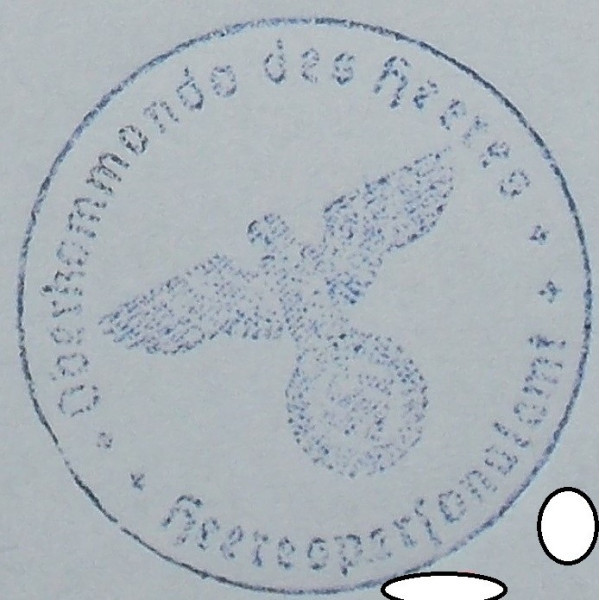 Stempel - Oberkommando Des Heeres, Heerespersonalamt
