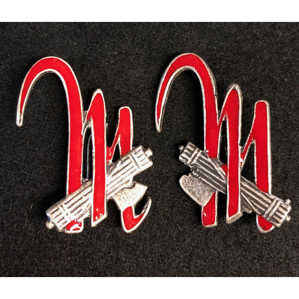 Fregio per Mostrine - Battaglione "M" (Coppia)