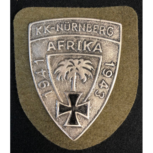 Scudetto Commemorativo - KK-Nürnberg Afrika 1941-1943