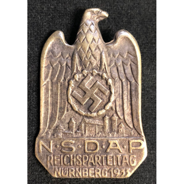 Distintivo Reichsparteitag Nürnberg 1933 (Bronzo)