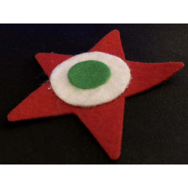 Partisan Star Badge for Hat