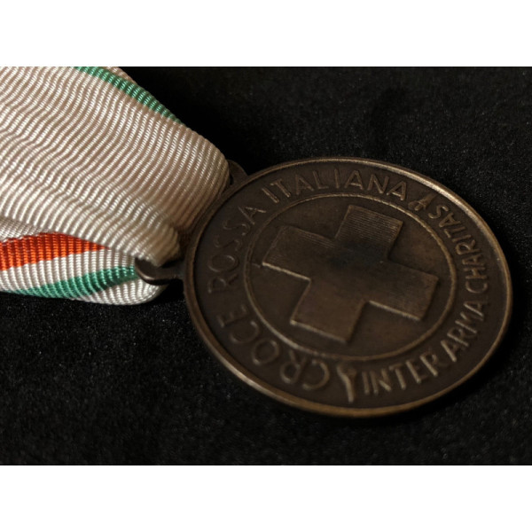 Medaille zum lobenswert des italienischen Roten Kreuzes (Bronze)