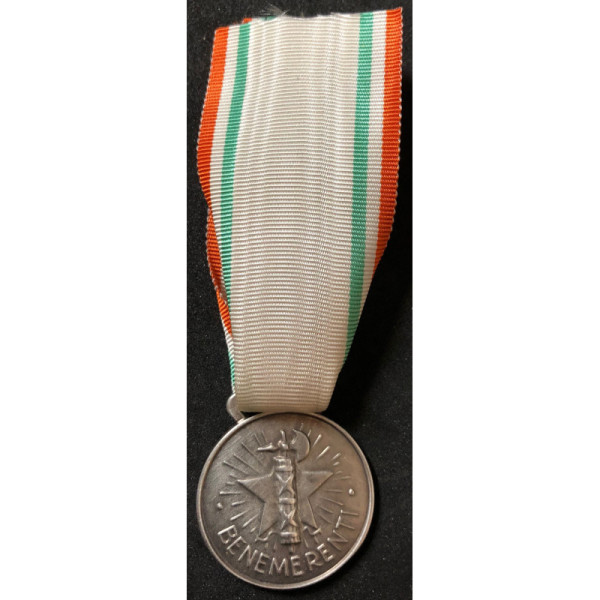 Medaille zum lobenswert des italienischen Roten Kreuzes (Silber)