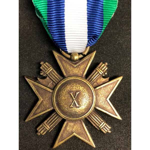 Cross for 10 Years of Seniority in the Italian Africa Police "PAI"