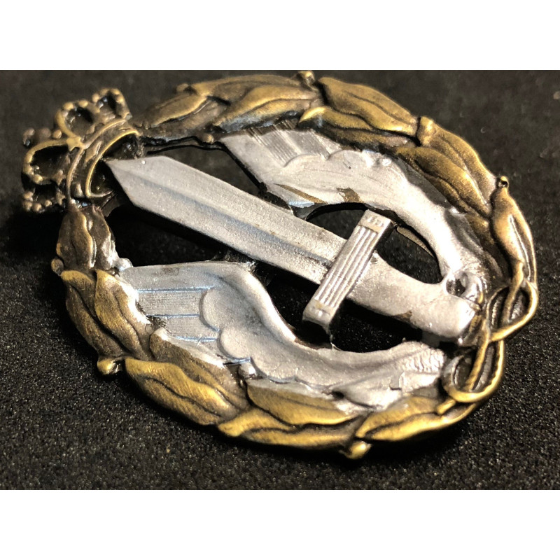 Air Force Badge for war actions, Assault and Combat (Silver)