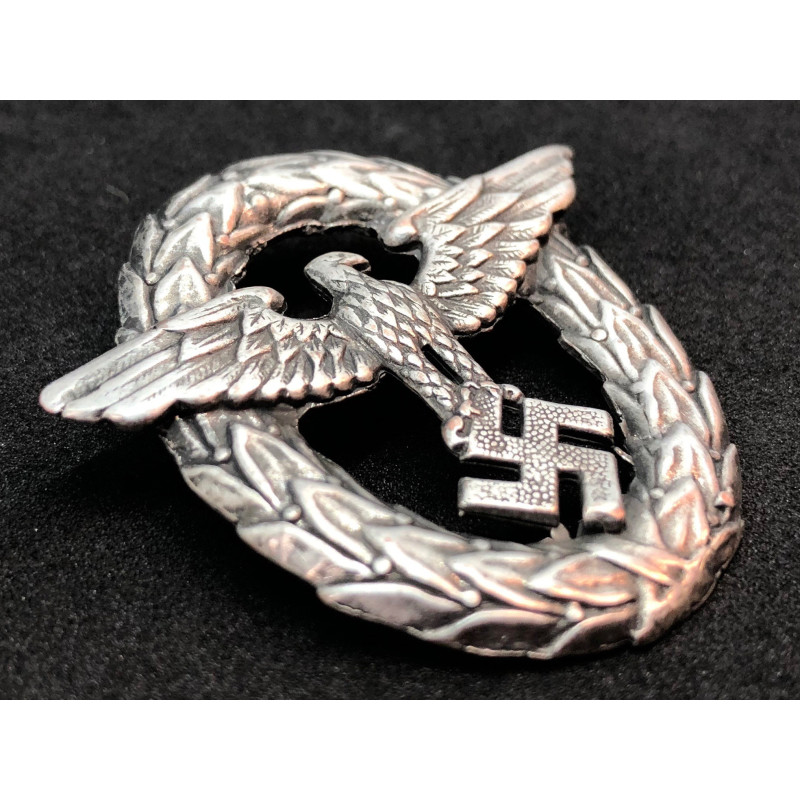 Fregio Da Cappello Della Polizia (Tipo 2, Argento)