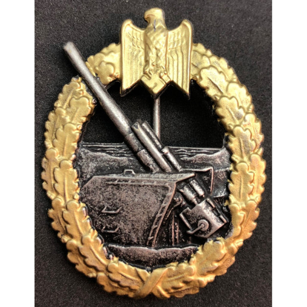 distintivo Per Combattenti Dei Reparti Di Artiglieria Di Marina