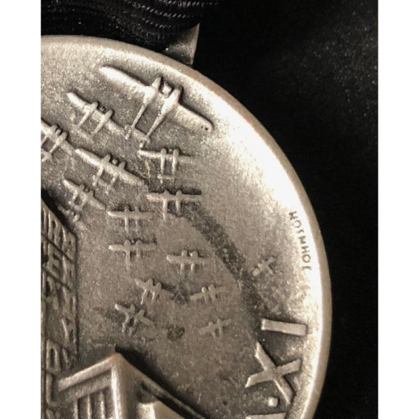 Gedenkmedaille der zehnjährigen Flugreise (Silber)