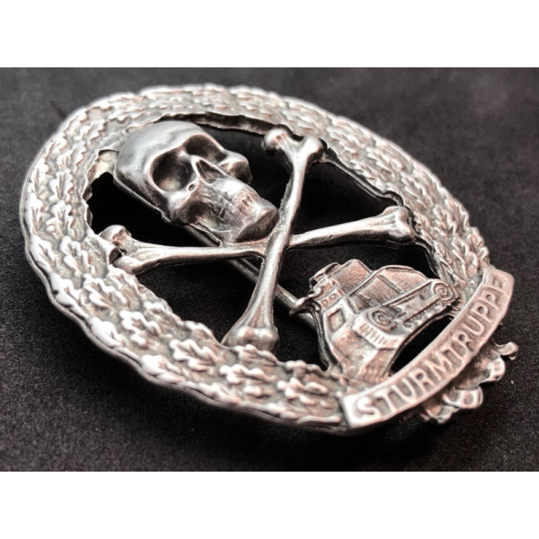 Distintivo di Combattimento con Carro Armato (Argento)
