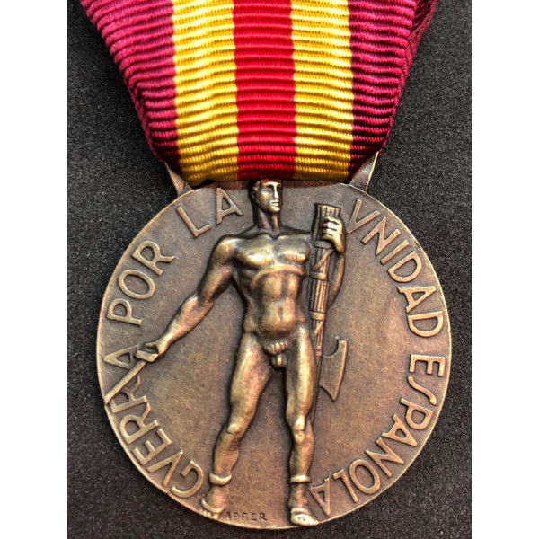 Medaglia contingente italo-spagnolo "Volontarios de Guerra"
