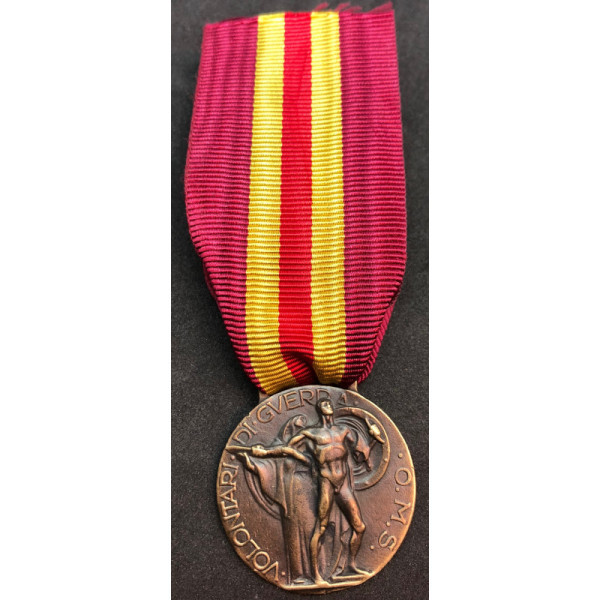 Medaglia per i volontari di Guerra in Spagna OMS