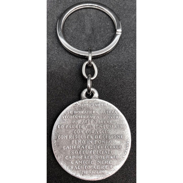 Keyring - Mussolini "Believe Obey Fight" 2