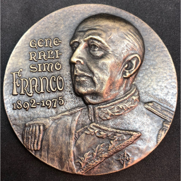 Medaillon von Francisco Franco