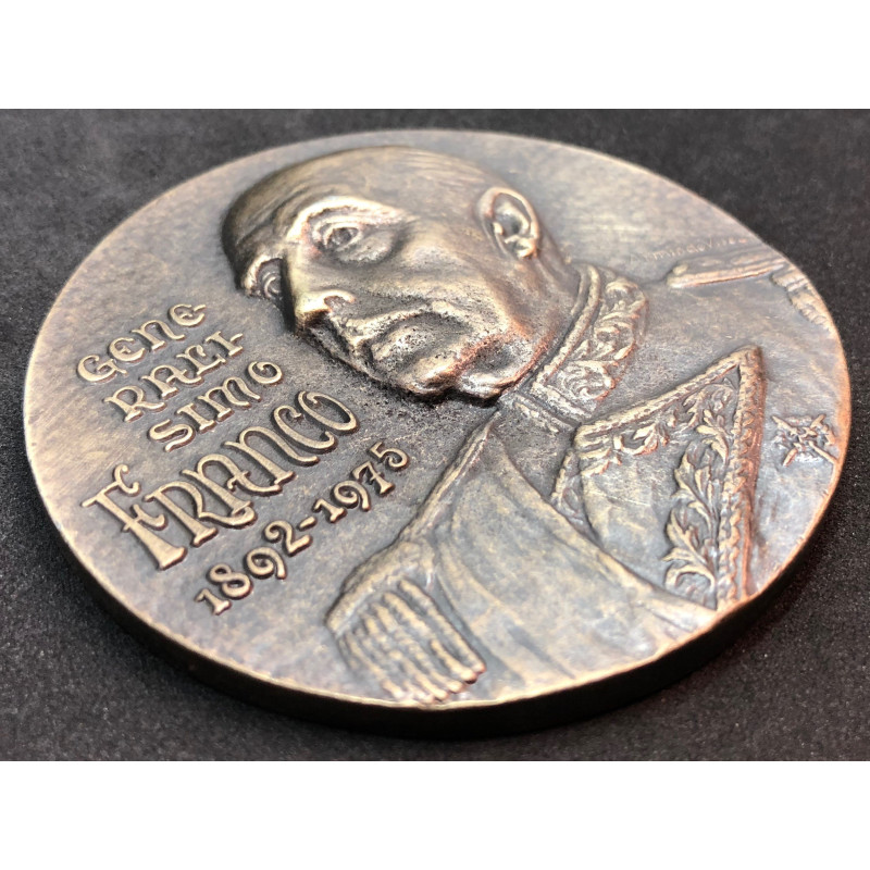 Medaglione di Francisco Franco