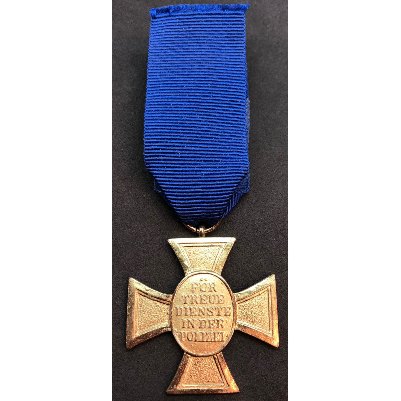Medaglia di Lungo Servizio nella Polizia di 1a Classe - 25 Anni