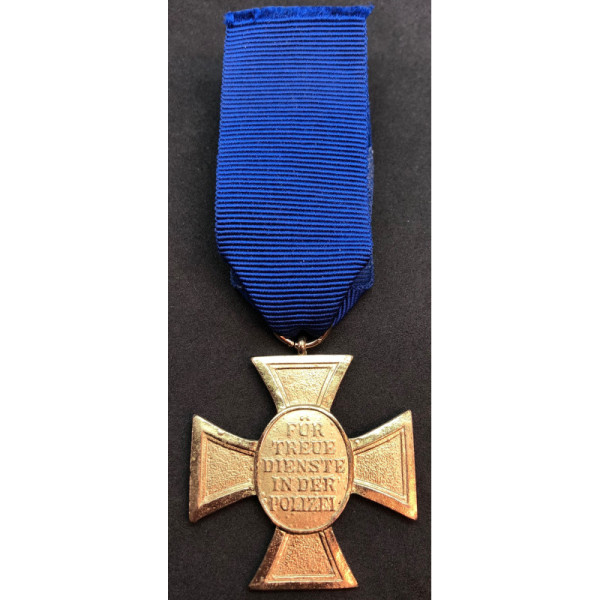 Medaglia di Lungo Servizio nella Polizia di 1a Classe - 25 Anni