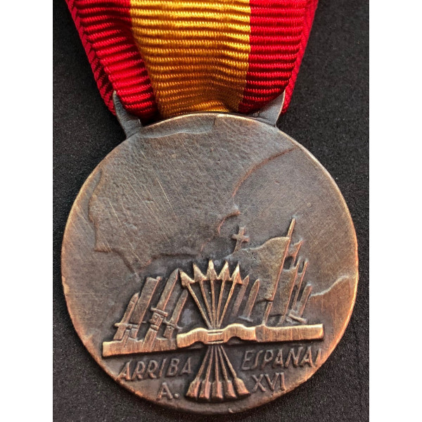 Italo-Spanisch Kontingent Medaille "Arriba España" 2
