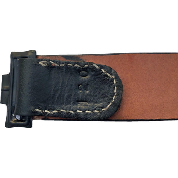 Repro Schwarz Leder Koppelriemen ww2