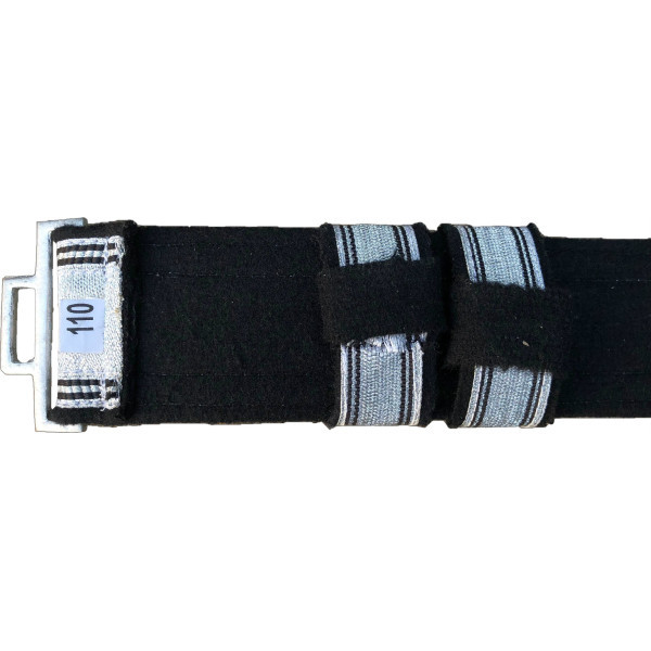 Cinturone in Broccato Nero delle SS